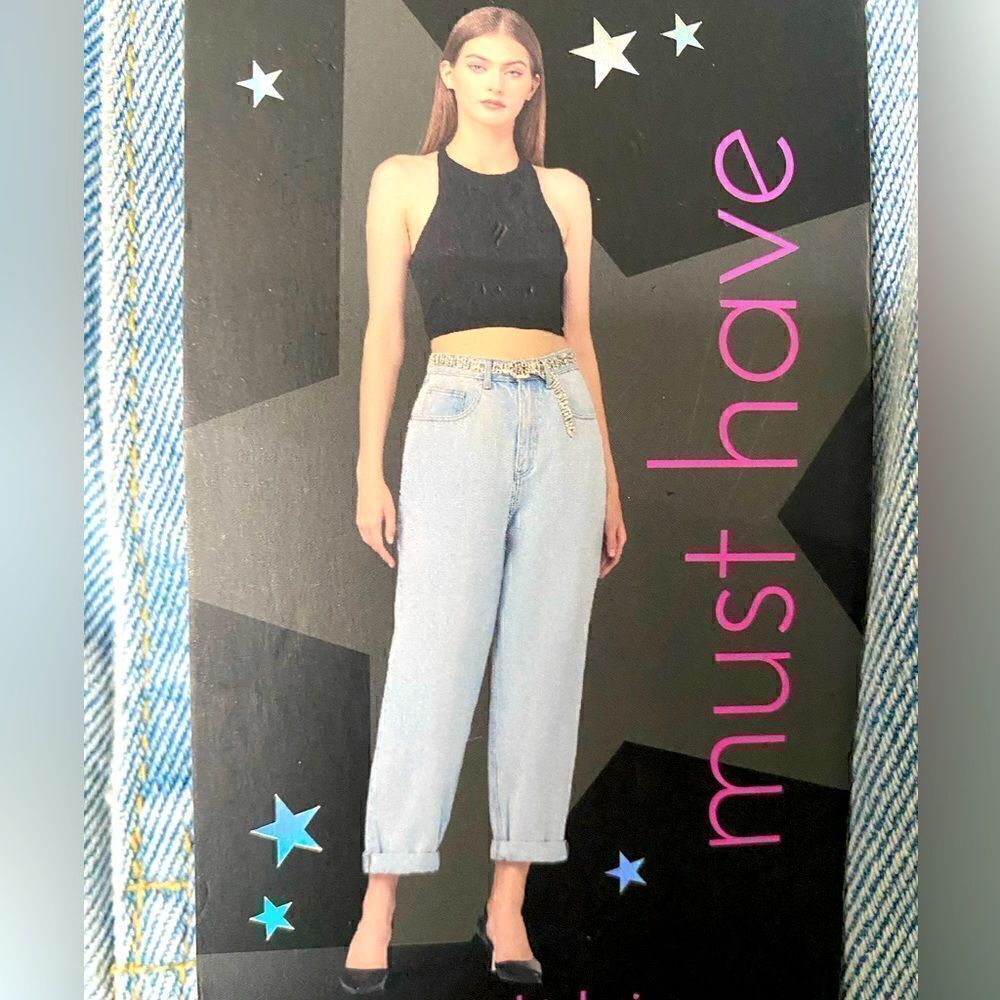 NWT Simple Society Balloon Super High Rise Jeans Women’s Size 9/29